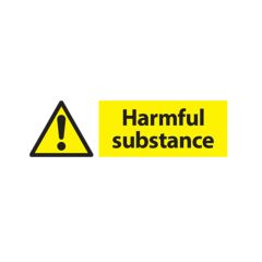Harmful Substance - 300x100 Plastic