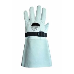 Leather Gauntlet Over Glove