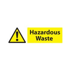 Hazardous Waste - 300x100 Plastic