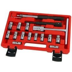 17pc Diesel Injector Seat Cutter Set