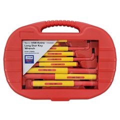 9pc Star Key Set Extra Long VDE Approved