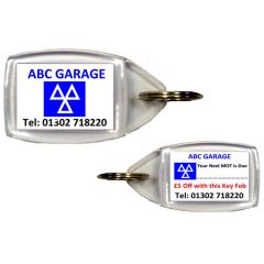 Personalised Acrylic Key Fob (Pk 2000)