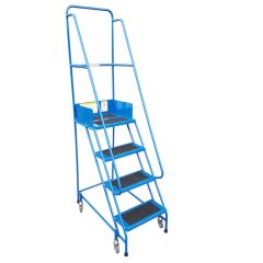 Narrow Aisle Pro Range 4 Tread Mobile Steps