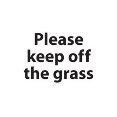 Off the Grass - 300x200 Plastic