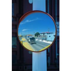 Stainless Steel Anti Vandal Mirror 450mm