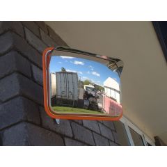 Stainless Steel Anti Vandal Mirror RECT