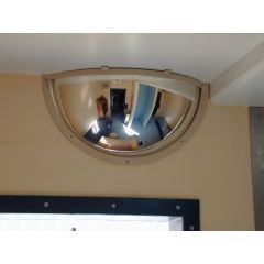 Half Face Institutional Mirror 600x300mm