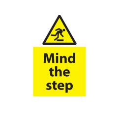 Mind the Step - 400x600mm Vinyl