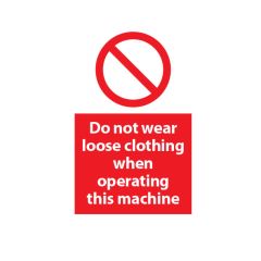 Do Not Wear Loose Clothes - 400x600 Plas