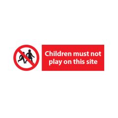 Children Musn't Play - 600x200mm Vinyl