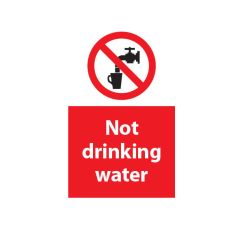 Not Drinking Water - 200x300mm Plastic