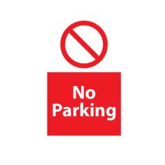 No Parking - 200x300mm Vinyl