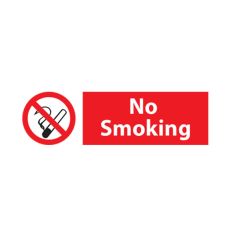 No Smoking Sign - 600 x 200 S/A Vinyl