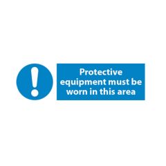 Protective Equipment - 300x100mm Vinyl