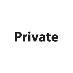 Private - 300x100 1mm Plastic