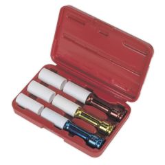 Alloy Wheel Impact Socket Set 3pc 1/2"