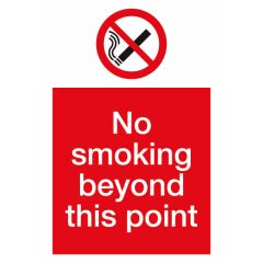 No Smoking Sign 200x300mm Vinyl