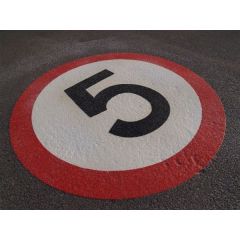 Thermoplastic Speed Roundel 750mm