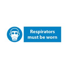 Respirator Must be Worn - 600x200 Vinyl