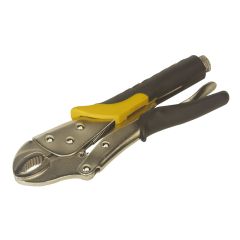 Soft Grip Locking Pliers 250mm Curve Jaw