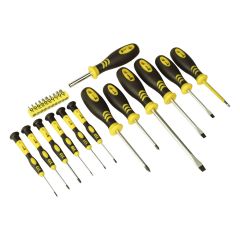 Soft Grip Screwdriver & Bit Set 23pc