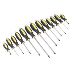 Screwdriver Set Hammer-Through 13pc