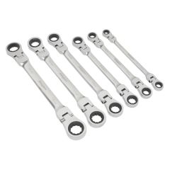 Flexi Double Ring Wrench Set 6pc