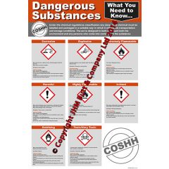 Dangerous Substances Poster 400 x 600mm