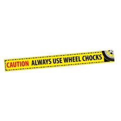Wheel Chocks Sticker (500x44mm)