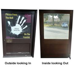 One Way Vision Window Graphic