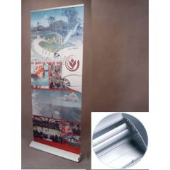 Cassette Type Roll Up Banner Stand "Pro"