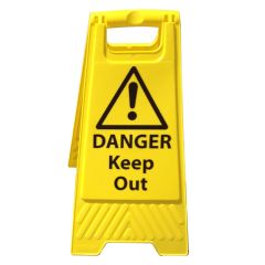 A Frame Warning Sign (KEEP OUT)