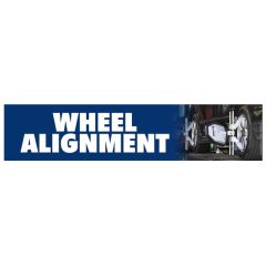 Wheel Alignment Banner 3000x600mm