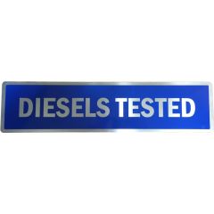 Reflective DIESELS Sign 3mm Aluminium composite