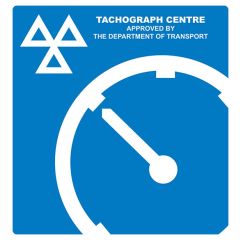 Tachograph Sign Heavy Duty 600x625mm