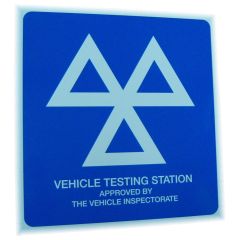 H/Duty MoT Test Station Sign 600x625mm