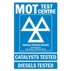 MOT Test Centre Cat & Diesels 750x1000mm