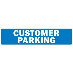 Customer Parking Sign 600x146mm HD
