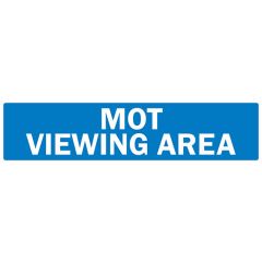 MoT Viewing Area 10mm HD 600 x 146mm
