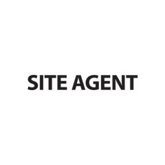 Site Agent - 600x200 1mm Plastic