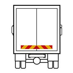 Rear Truck Marker Boards 1130x130mm