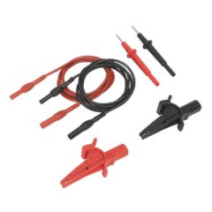 Test Lead & Crocodile Clip Set 6pc