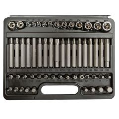 56pc Hex, E Socket, Torx and Spline Set