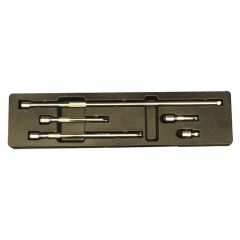 5pc 3/8" Wobble Extension Bar Set