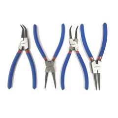 9" Circlip Pliers Set 4pc Dipped Handles
