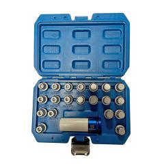 21Pc BMW Locking Wheel Nut Socket Set