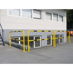 Steel Hoop Guard 1m x 1m Black/Yellow