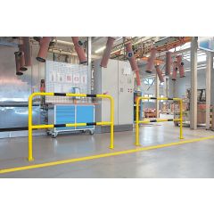 Steel Hoop Guard 2m x 1m Black/Yellow