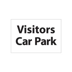Visitors Car Park - 300x200 S/A Vinyl