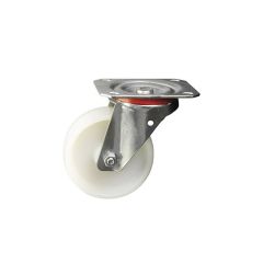 125mm White Nylon Castor Wheel